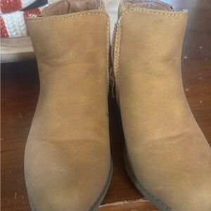 Tan Kids Boots